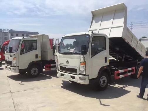 Προσαρμογή 5-10t Sino HOWO Mini Truck Cargo Dump Truck με μοντέλο Zz1047D3414c145