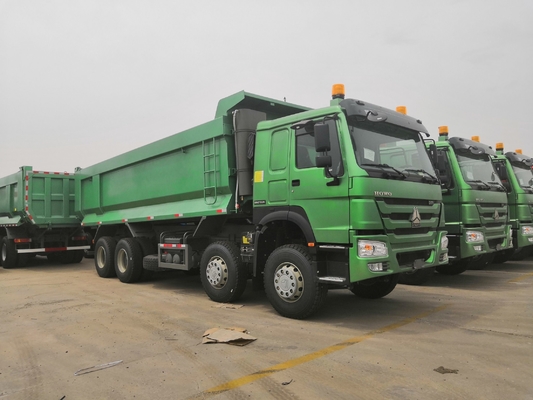 Sinotruk 8X4 12 τροχών 50 τόνων HOWO Tipper Χρησιμοποιημένο φορτηγό σκουπιδιών με επιλογή προσαρμογής