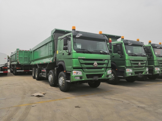 Sinotruk 8X4 12 τροχών 50 τόνων HOWO Tipper Χρησιμοποιημένο φορτηγό σκουπιδιών με επιλογή προσαρμογής
