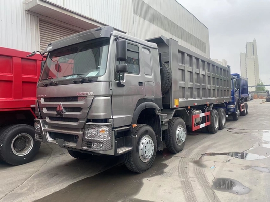 Χρησιμοποιούμενο Sinotruk 8X4 12 τροχών 50 τόνων HOWO φορτηγό απορριμμάτων με υδραυλική ανύψωση μπροστά