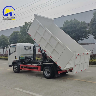 2.4 τόνος μπροστινός άξονας Sinotruk HOWO 6 τροχούς 4X2 4X4 φορτηγό με μεγάλη χωρητικότητα