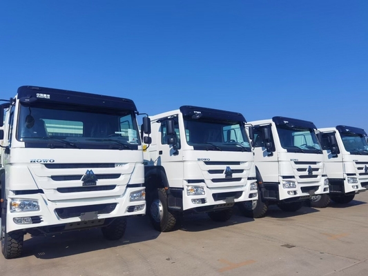 Σχεδιασμός ακτίνων ελαστικών HOWO Th7 6X4 Dumper Box Dumo Truck/Tipper Truck με πίσω άξονα Hc16