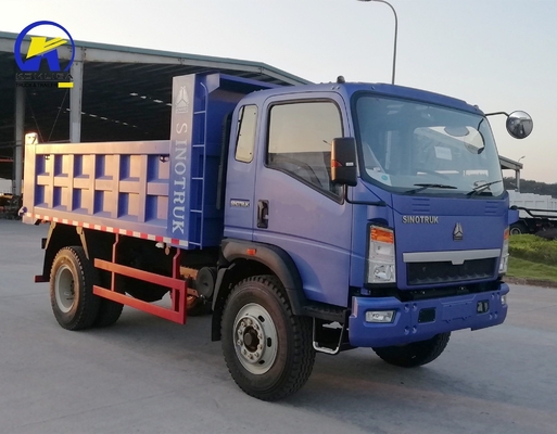 Προσαρμοσμένο αίτημα HOWO 4X2 4X4 116HP Mini Light Dump Tipper Truck με προσαρμογή