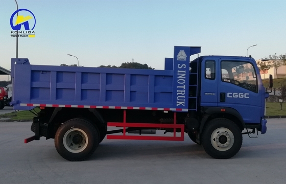 Προσαρμοσμένο αίτημα HOWO 4X2 4X4 116HP Mini Light Dump Tipper Truck με προσαρμογή