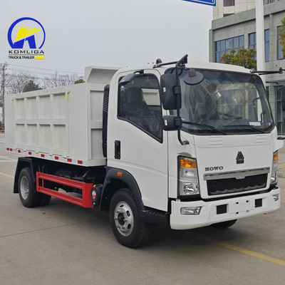 Χρησιμοποιούμενο Sinotruck HOWO 4X2 Μίνι φορτηγό με χωρητικότητα 5995x2350x2620mm