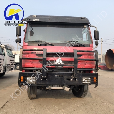 Κόκκινο 8X4 φορτηγά 371 HP 375HP 400HP 420HP Sinotruk βαρύ φορτίο Tipping Tipper Dumper Δεύτερο χέρι φορτηγά και HOWO φορτηγά για την αγορά της Αφρικής