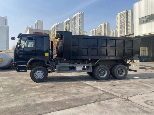 9 τόνους Ικανότητα φόρτωσης Προσωρινός άξονας 6×4 Sinotruk HOWO 400HP 10 τροχός