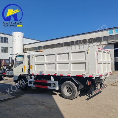 4X2 6 τροχούς 5 τόνων χωρητικότητα φορτίου HOWO Mini Dump Tipper Truck για LHD/RHD οδήγηση