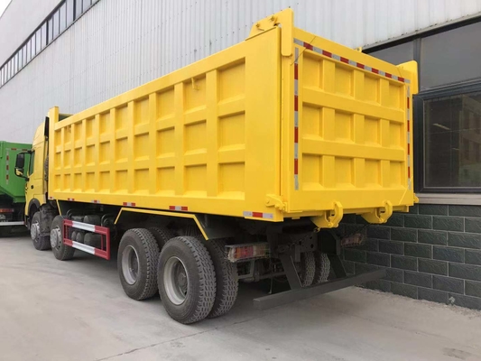 Προϊόντα 8X4 12 τροχών βαρύ φορτηγό Sinotruk Χρησιμοποιημένο φορτηγό σκουπιδιών με 375 ίππους