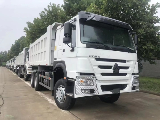 Χρησιμοποιούμενο φορτηγό HOWO 6X4 με διαστάσεις κουβάς 20cbm και εξαιρετική κατάσταση