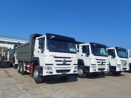 Χρησιμοποιούμενο φορτηγό HOWO 6X4 με διαστάσεις κουβάς 20cbm και εξαιρετική κατάσταση