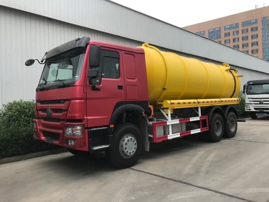 Sinotruck HOWO 6X4 4X2 8m3 10m3 12m3 15m3 Ατμοσφαιρικό φορτηγό αναρρόφησης αποβλήτων με κλιματισμό