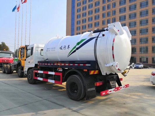 Τροχαίο αναρρόφησης κενού υψηλής πίεσης Dongfeng 4X2 10m3 12000 λίτρων με πιστοποίηση ΕΟΚ