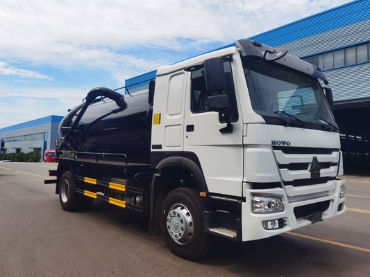 Sinotruk HOWO 4X2 4m3 5m3 6m3 8m3 Vakuum Απορρίμματα αποβλήτων αναρρόφησης για και 420HP