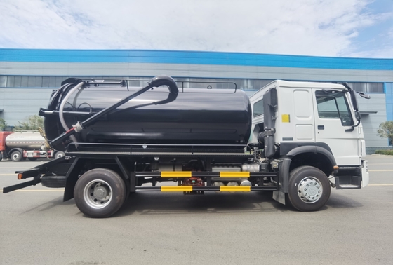 Sinotruk HOWO 4X2 4m3 5m3 6m3 8m3 Vakuum Απορρίμματα αποβλήτων αναρρόφησης για και 420HP