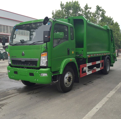 Sinotruk HOWO 4X2 Μικρό 5 τόνων 3 τόνων συμπιεστή σκουπιδιού φορτηγό με 9726ml εκτόξευση