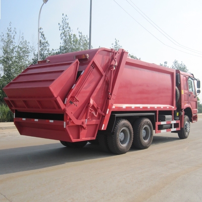 4. Sinotruk HOWO 6X4 336HP 20tons Συμπυκνωτή φορτηγό σκουπιδιών με Max.