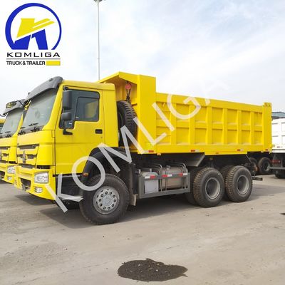 Χρησιμοποιούμενο αυτο-απορριπτόμενο φορτηγό 10 τροχών 6X4 με μπροστινό ύψος και φθηνότερο
