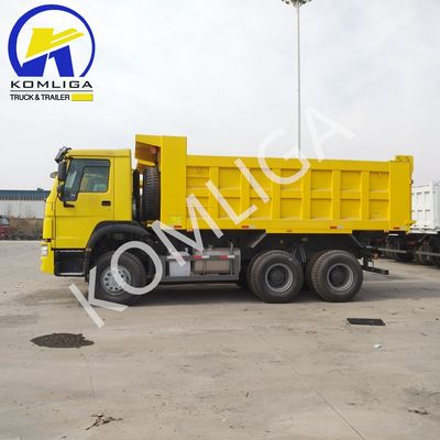 Χρησιμοποιούμενο αυτο-απορριπτόμενο φορτηγό 10 τροχών 6X4 με μπροστινό ύψος και φθηνότερο