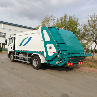 Σινο Truck HOWO 4X2 Mini 5 Ton Compactor Garbage Truck Μέγεθος για πρότυπο εκπομπών Euro 2