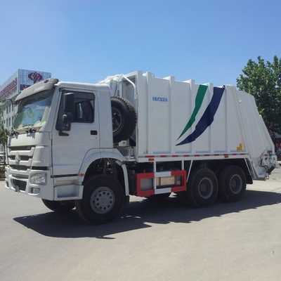 6X4 15m3 18m3 336HP Sinotruk HOWO Μεγέθη φορτηγού σκουπιδιών για εξατομικευμένο αίτημα