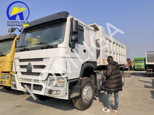 6X4 Tipper HOWO 10 τροχούς 371 HP Τρακ κινεζικού Sinotruk Ντίζελ με μεγάλη χωρητικότητα