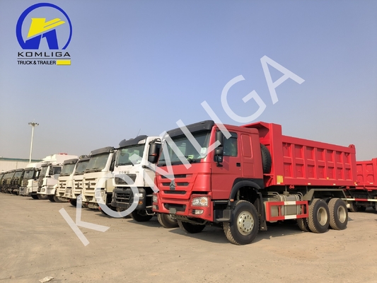 6X4 Tipper HOWO 10 τροχούς 371 HP Τρακ κινεζικού Sinotruk Ντίζελ με μεγάλη χωρητικότητα