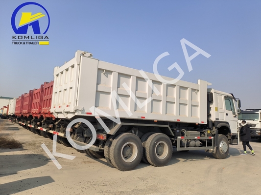 6X4 Tipper HOWO 10 τροχούς 371 HP Τρακ κινεζικού Sinotruk Ντίζελ με μεγάλη χωρητικότητα