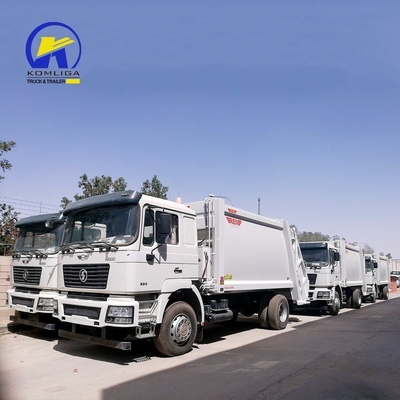 Shacman 8cmb Σκουπίδια Συσσωρευτής τροχιά κίνησης 6 × 4 όγκος M3 1-15m3 για την παροχή
