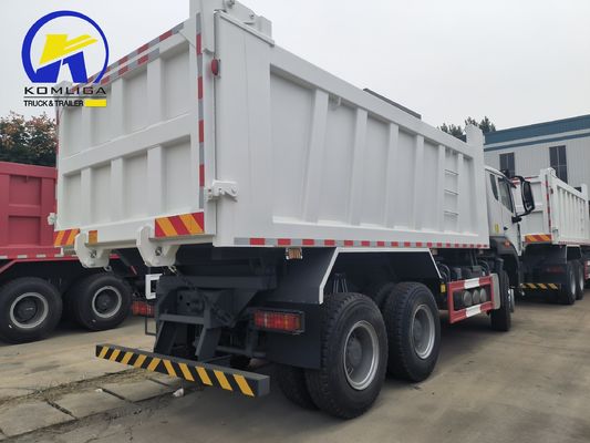 HOWO 10 τροχών 371 HP 6X4 Tipper Sinotruk Χρησιμοποιημένο φορτηγό σκουπιδιών με 1200r20 ακτινοβολία ελαστικά