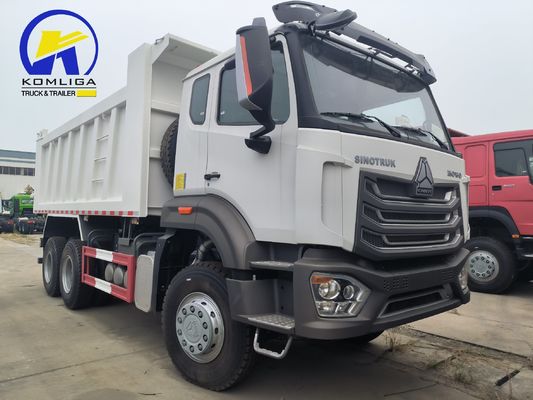 HOWO 10 τροχών 371 HP 6X4 Tipper Sinotruk Χρησιμοποιημένο φορτηγό σκουπιδιών με 1200r20 ακτινοβολία ελαστικά