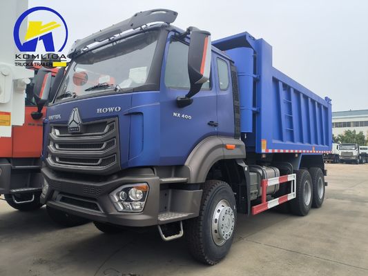 HOWO 10 τροχών 371 HP 6X4 Tipper Sinotruk Χρησιμοποιημένο φορτηγό σκουπιδιών με 1200r20 ακτινοβολία ελαστικά