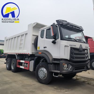 HOWO 10 τροχών 371 HP 6X4 Tipper Sinotruk Χρησιμοποιημένο φορτηγό σκουπιδιών με 1200r20 ακτινοβολία ελαστικά