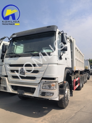 371 HP 6X4 Tipper Sinotruk HOWO Χρησιμοποιούμενο φορτηγό σκουπιδιών με καθίσματα ≤5 και κιβώτιο ταχυτήτων Hw19710