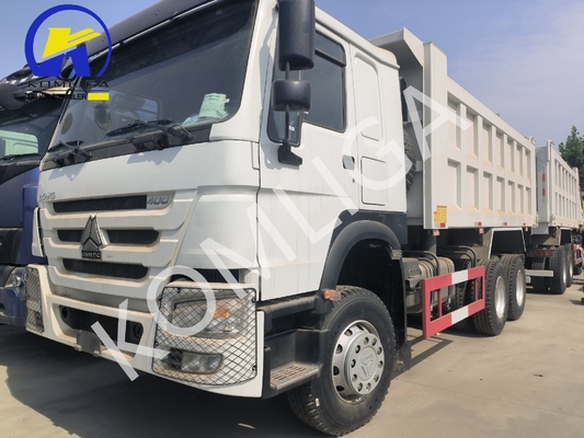 371 HP 6X4 Tipper Sinotruk HOWO Χρησιμοποιούμενο φορτηγό σκουπιδιών με καθίσματα ≤5 και κιβώτιο ταχυτήτων Hw19710