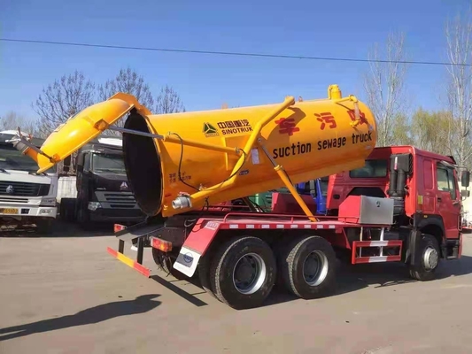 Sinotruk HOWO 6X4 371HP 336HP Χρησιμοποιούμενα οχήματα σηπτικής αντλίας Τεχνική υποστήριξη ανταλλακτικών