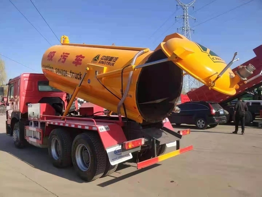 Ντίζελ καύσιμο Sinotruk HOWO 10 τροχών 6X4 371HP 20cbm Septic Tank Truck για τις απαιτήσεις σας
