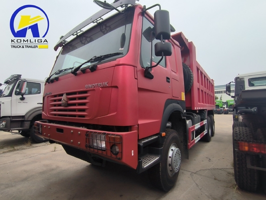 25-30 τόνων χωρητικότητα μεταχειρισμένο Sinotruck HOWO 371HP 6X4 μεταχειρισμένο φορτηγό σκουπιδιών φορτηγό κατεβάστρα