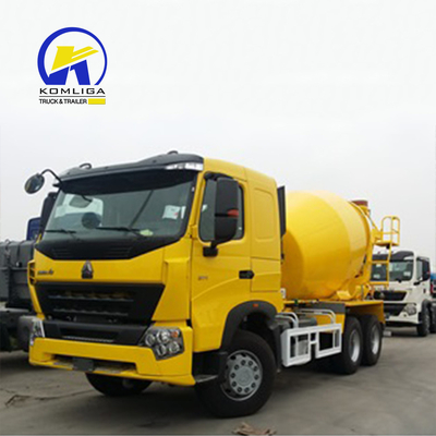 8560X2496X3800mm Χρησιμοποιούμενο HOWO 6cbm 8cbm 9cbm Αυτοφόρτωση Μικρατήρα σκυροδέματος με αντλία