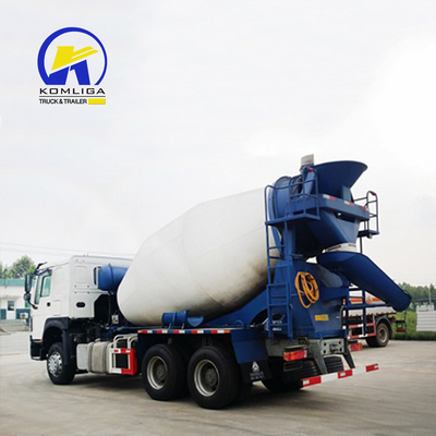 Sinotruck HOWO 8 κυβικών 10 κυβικών Μικρατήρας σκυροδέματος με διπλό άξονα κίνησης μείωσης