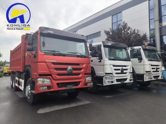 375HP Sinotruk HOWO 6X4 Mining Tipper Χρησιμοποιημένο φορτηγό σκουπιδιών με 10 θέσεις στην καυτή αγορά