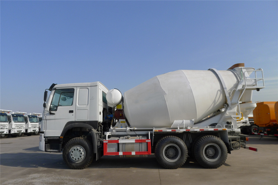 Σινοφόρο HOWO 6X4 8m3 9m3 10m3 Φορτηγό μείγματος τσιμέντου με άξονα κίνησης διπλής μείωσης