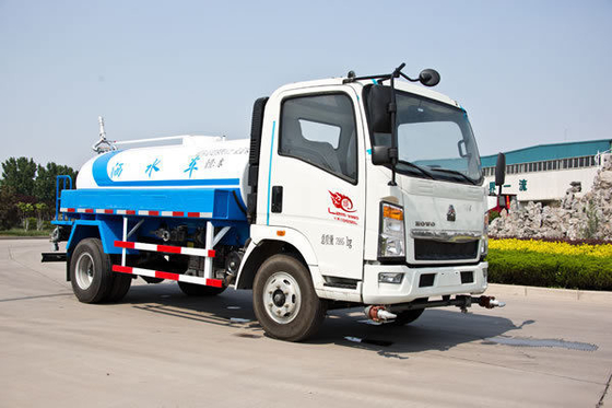 30T ωφέλιμο φορτίο Sinotruck HOWO 4X2 Mini 2000 γαλόνια φορτηγό νερού με κινητήρα D12.42