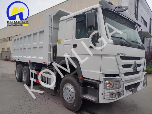 Χρησιμοποιούμενο Sinotruck HOWO 6X4 371HP Πυροβολητή με μπροστινό άξονα 9 τόνων χωρητικότητας φόρτωσης