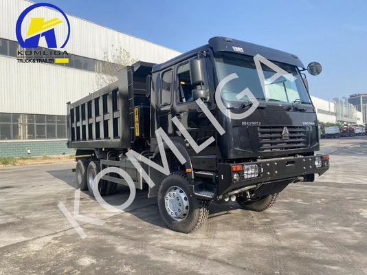 Χρησιμοποιούμενο Sinotruck HOWO 6X4 371HP Πυροβολητή με μπροστινό άξονα 9 τόνων χωρητικότητας φόρτωσης