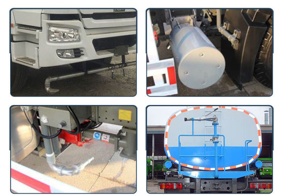 25000 λίτρα Τανκ όγκος 4X2 Sinotruck HOWO Dongfeng Μεγέθη φορτηγού πόσιμου νερού