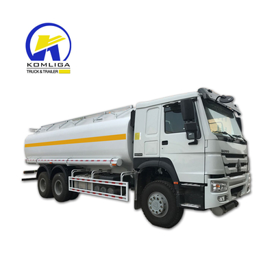 336HP Sinotruck HOWO 6X4 20000L 25m3 καυσίμων Τανκίρ φορτηγό με ανθεκτική κατασκευή