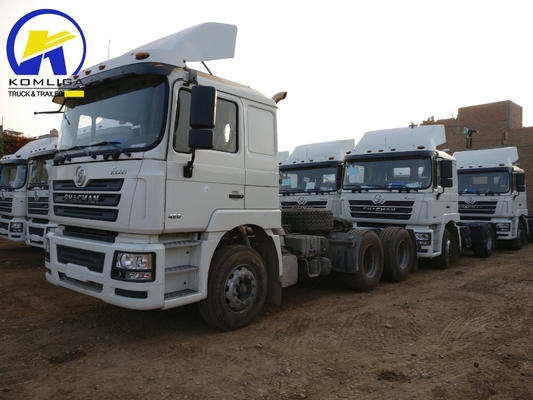 Shacman F3000 6X4 Semi Trailer Head Prime Mover Χρησιμοποιούμενο τρακτέρ φορτηγό με 300L δεξαμενόπλοιο καυσίμου