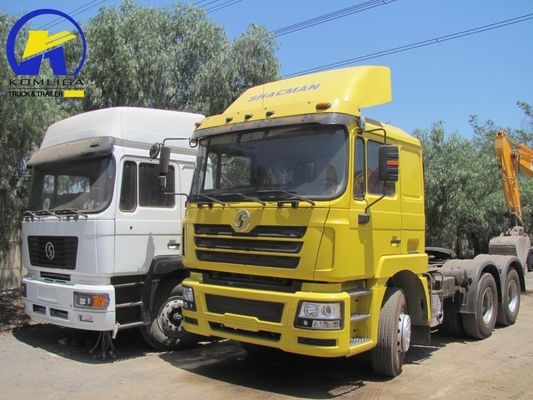 Shacman F3000 6X4 Semi Trailer Head Prime Mover Χρησιμοποιούμενο τρακτέρ φορτηγό με 300L δεξαμενόπλοιο καυσίμου