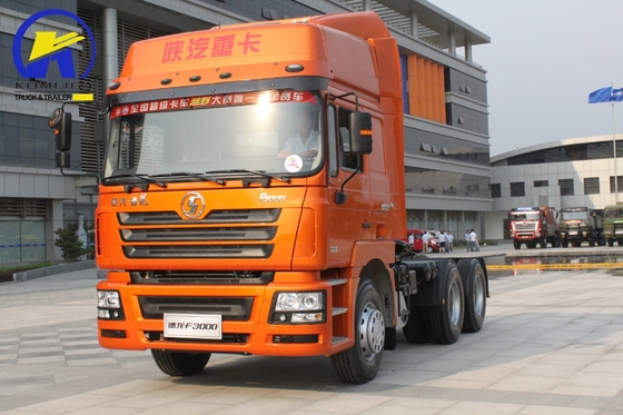 Κίτρινος Shacman F3000 6X4 10 τροχών ημιπροωθητήρας κεφαλή Prime Mover χρησιμοποιημένο φορτηγό τρακτέρ